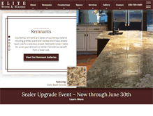 Tablet Screenshot of elitestoneandmarble.com